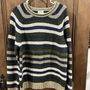 L.L. BEAN MENS LONG REGULAR 100% LAMBSWOOL ROLL NECK SWEATER